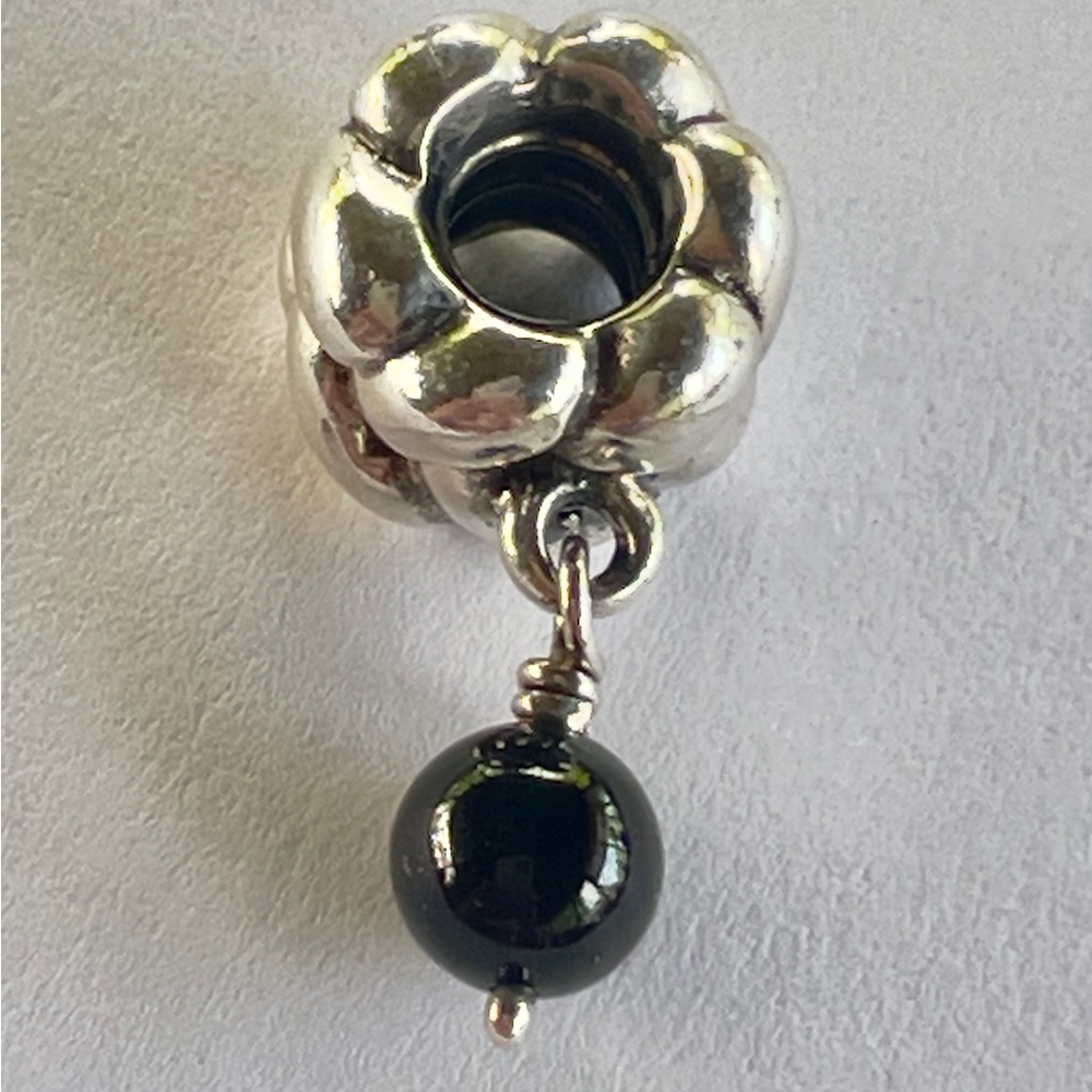 Pandora Black Onyx Rope Charm 925 Ale